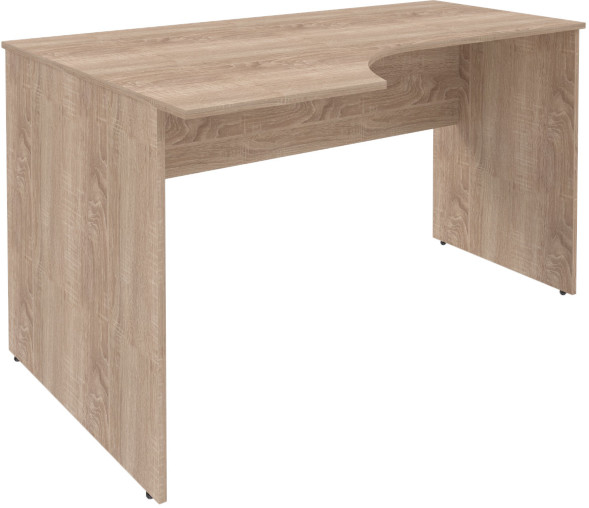 Стол эргономичный SET140-1(L) Дуб Сонома Светлый 1400х900х760 SIMPLE