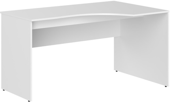 Стол эргономичный SET140-1(R) Белый 1400х900х760 SIMPLE