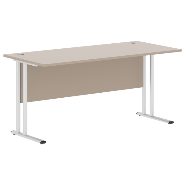 Стол письменный СП-4М Клен*/серебро 1600х720х755 IMAGO-M