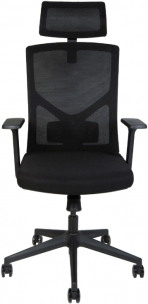 Кресло офисное Денвер чёрная сетка