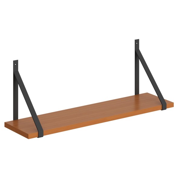 Полка с полкодержателями SH1-GINO 830х210х300 COFFEE