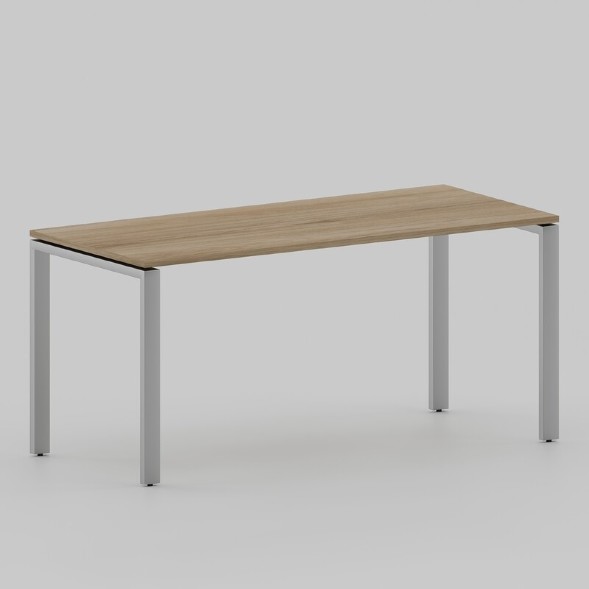 Стол Лофт 1600х600 на П-образных опорах, серый
