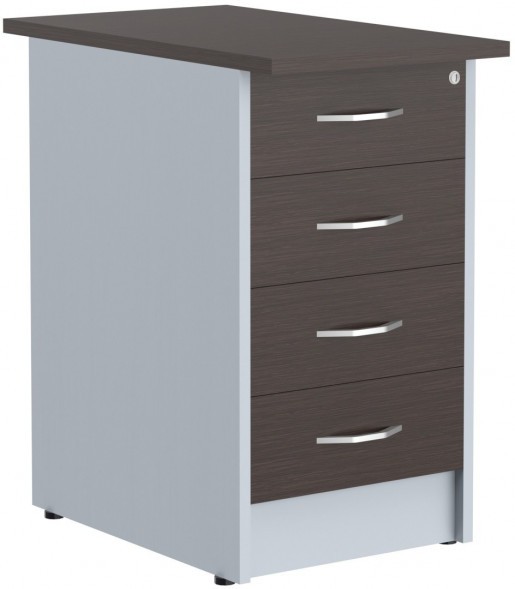 Тумба приставная ТП-4.2 Венге Магия/Металлик 412*720*755