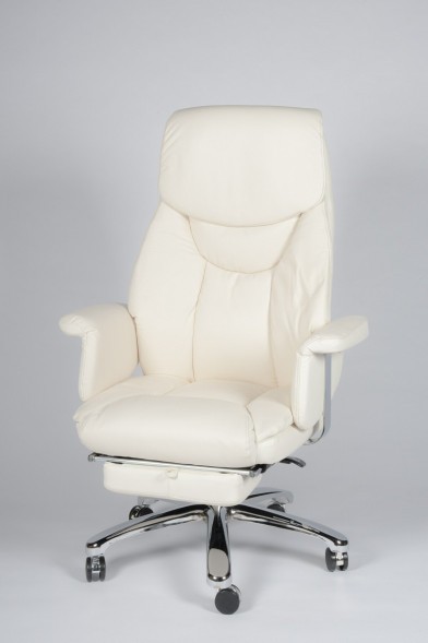 Кресло руководителя ПАРЛАМЕНТ КОЖА бежевая