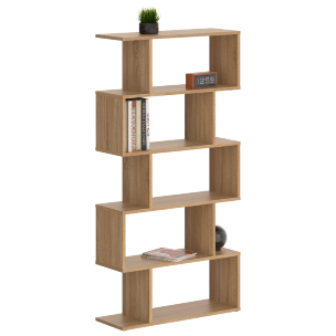 Стеллаж SH 7346 Дуб Сонома светлый 730х250х1416 COMP