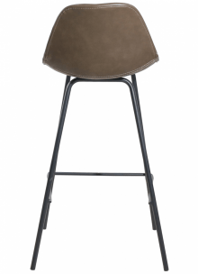 Стул полубарный City коричневый
