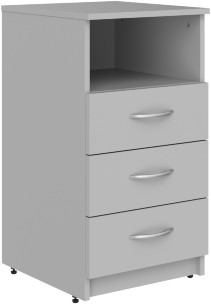 Тумба приставная SC-3D.1A Серый 407х450х760 SIMPLE